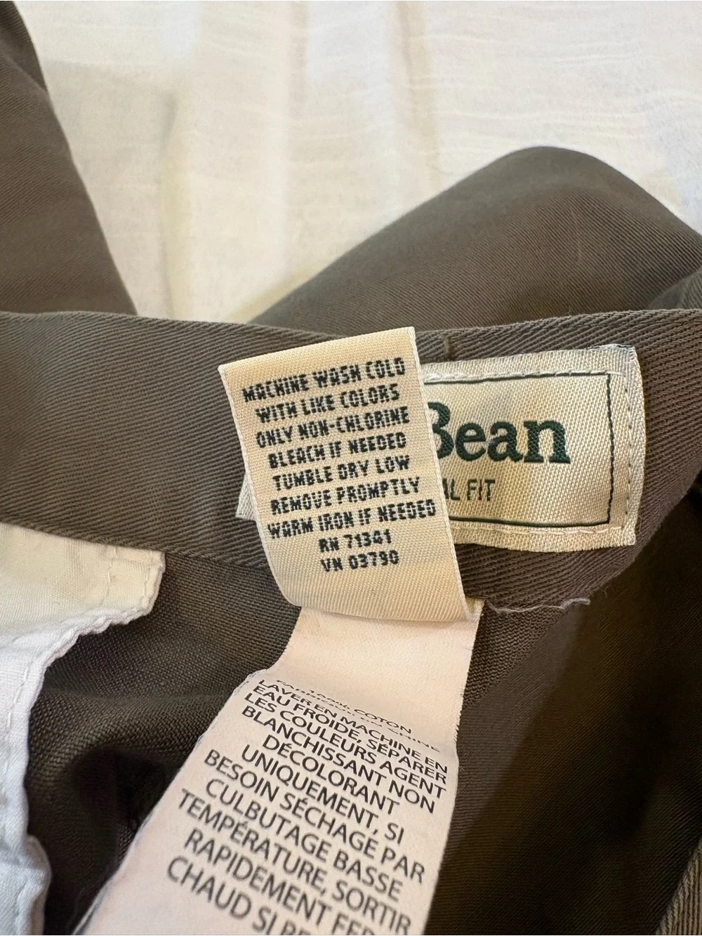Women’s Vintage L.L. Bean 100% Cotton Utility Trousers